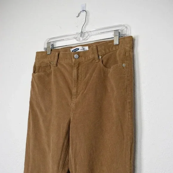 Old Navy Boys Karate Slim Built-In Flex Max Corduroy Pants Sz 18 Plus High Rise - Picture 7 of 16